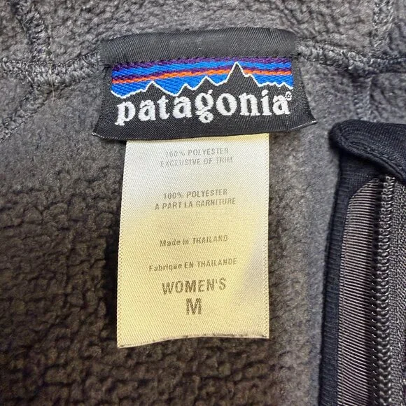 Patagonia Women’s Better Sweater Full Zip Hoody Medium Gray EUC